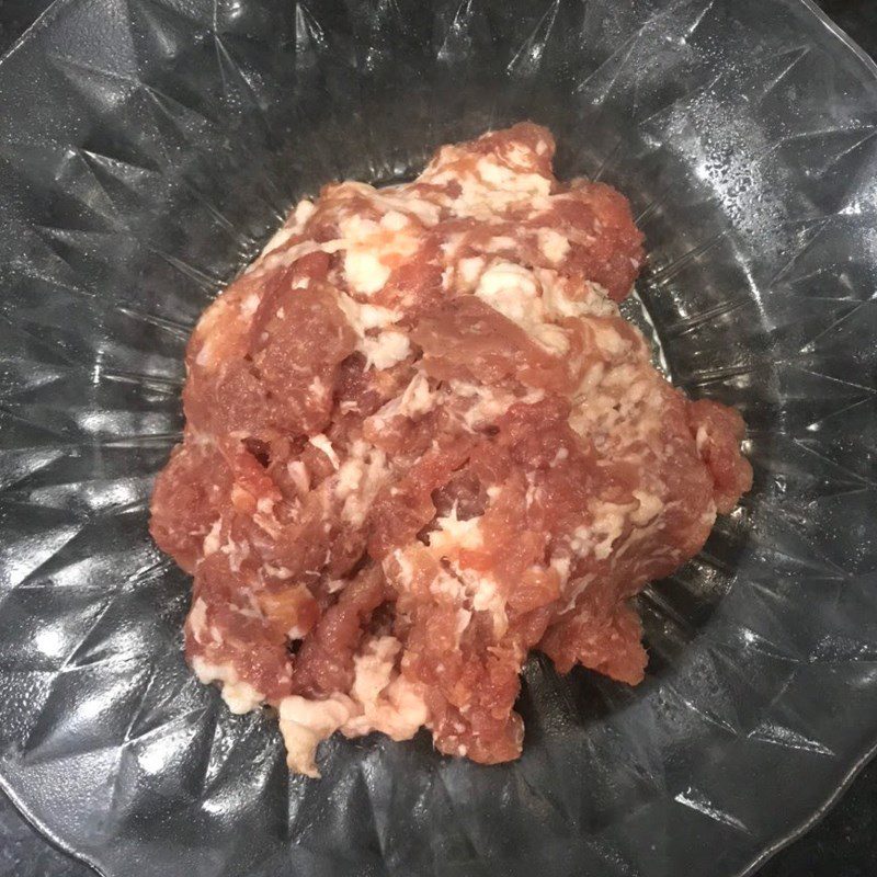 Step 1 Prepare and marinate pork for Lemongrass-Wrapped Fried Meat