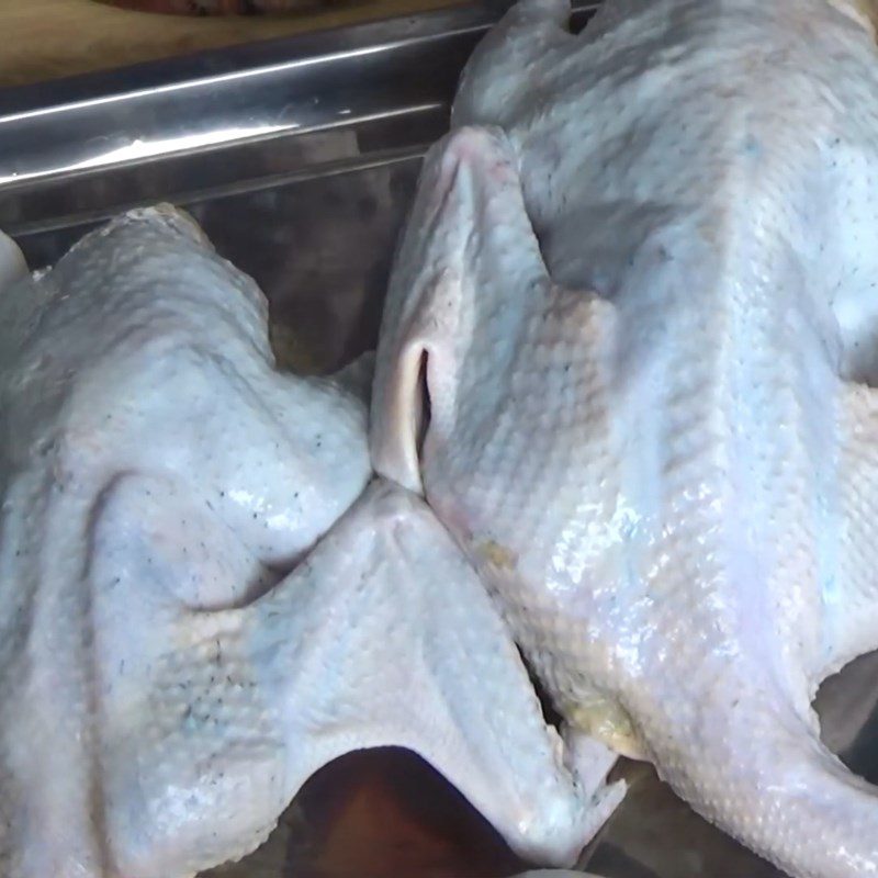 Step 1 Prepare the duck Salt Steamed Duck