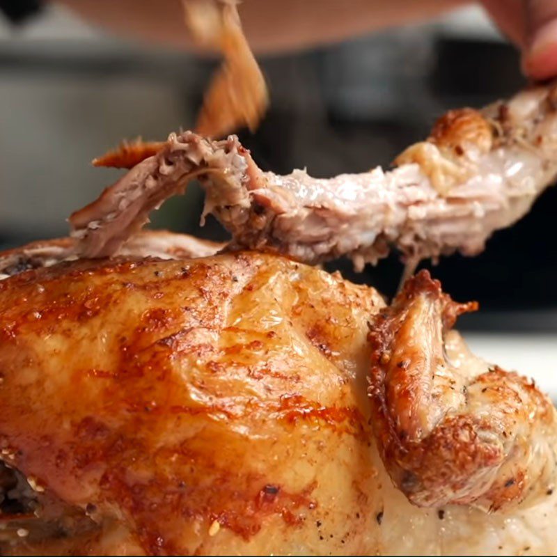 Step 5 Chicken Sauce with Butter Whole grilled chicken stuffed with sticky rice
