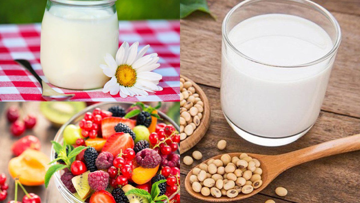 Ingredients for yogurt made with electric pressure cooker