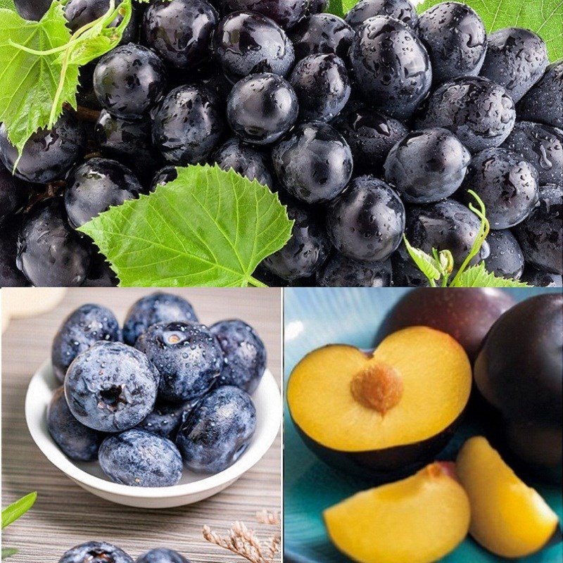 Ingredients for weight loss fruit salad from berry fruits