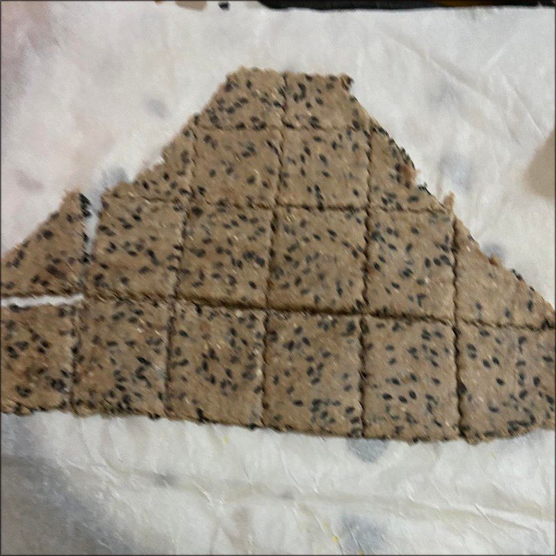 Step 2 Shaping Black Sesame Oatmeal Cookies