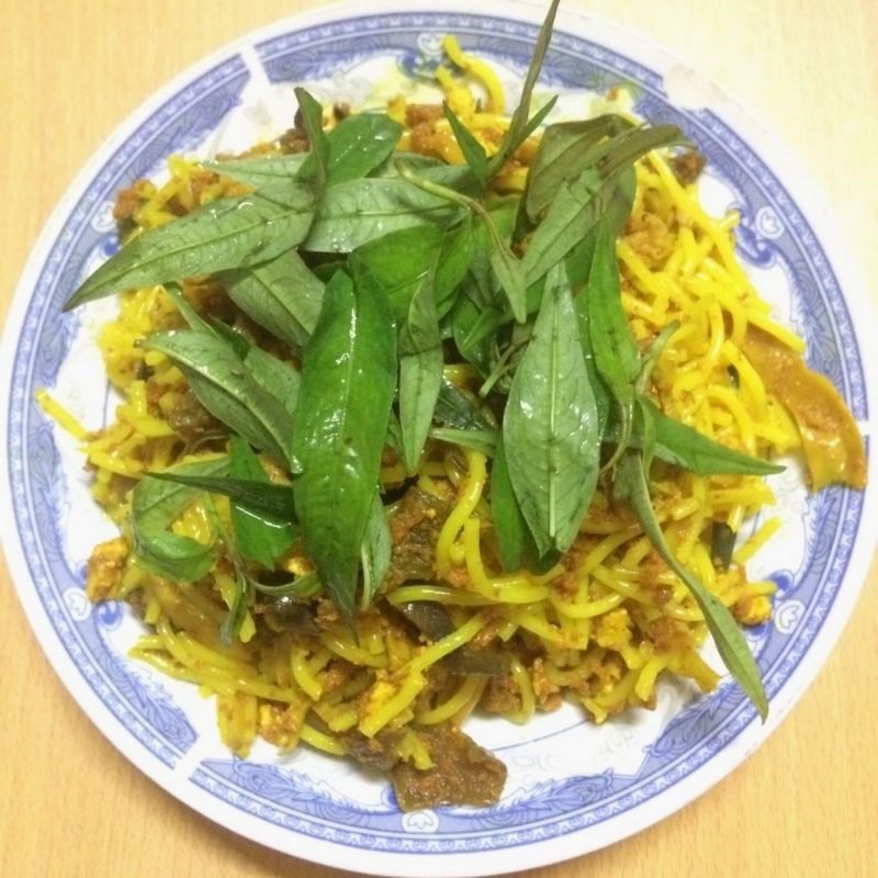 Step 4 Final product Vegetarian stir-fried noodles