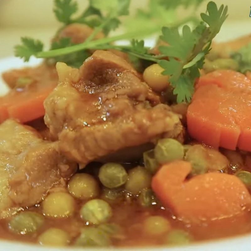 Step 4 Result Cooking Pork Ribs with Peas