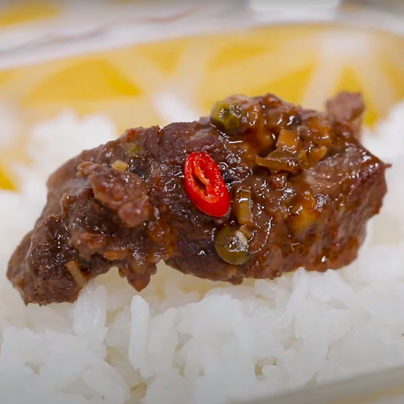 Step 4 Product Braised beef with pepper