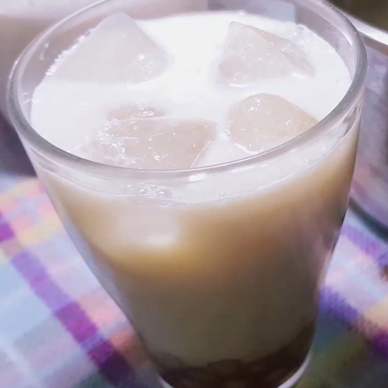 Step 6 Final Product Black sugar tapioca made from rice flour