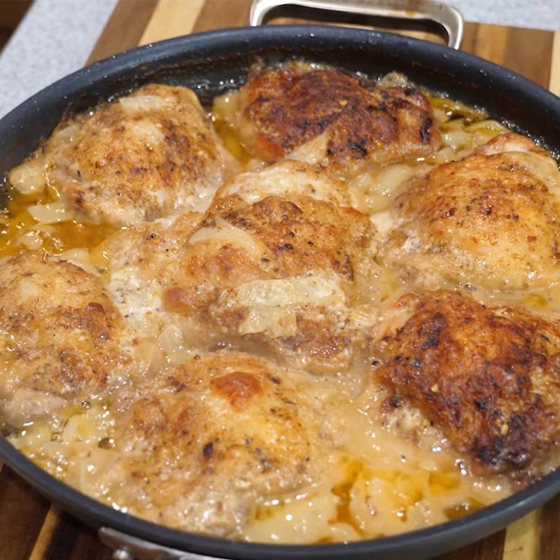 Step 7 Final Product Cream Sauce Grilled Chicken