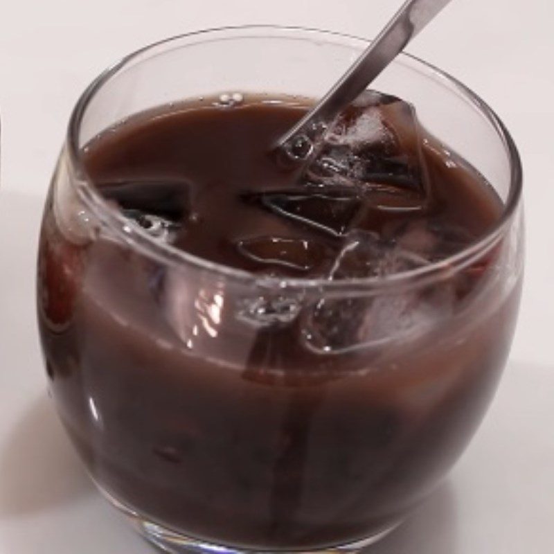 Step 4 Finished Product Black Bean Jelly with Aloe Vera