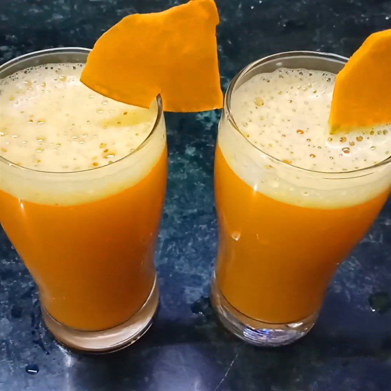 Step 3 Final product Pumpkin juice with honey