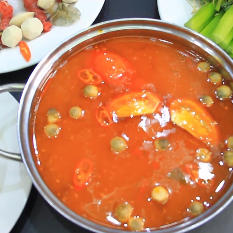 Step 5 Final Product Mixed Tom Yum Hot Pot