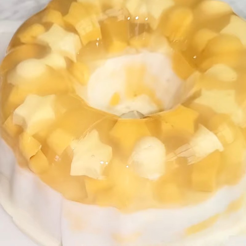 Step 6 Final product Mango flan jelly