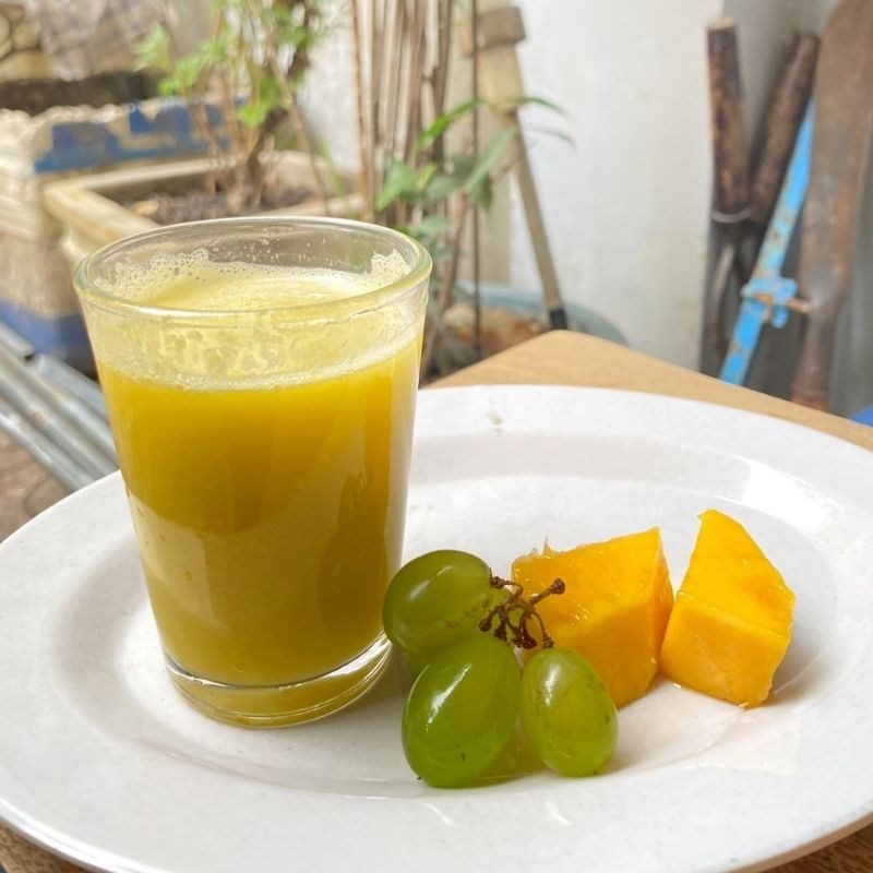 Step 3 Final product Mango Grape juice