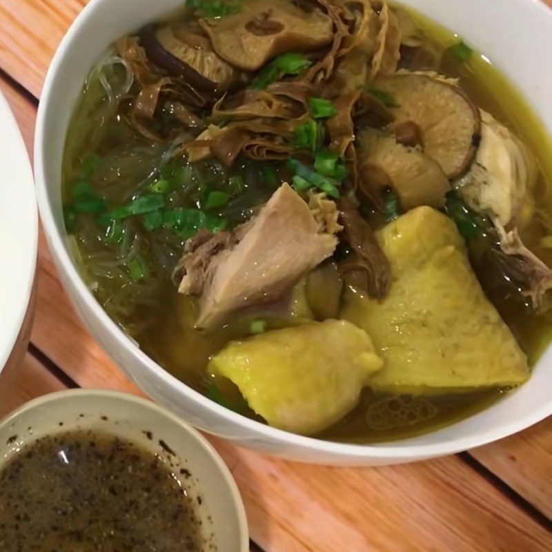 Step 7 Final Product Chicken Bamboo Noodles