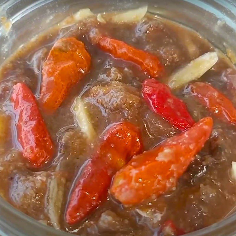 Step 6 Final product Fish sauce with mudfish