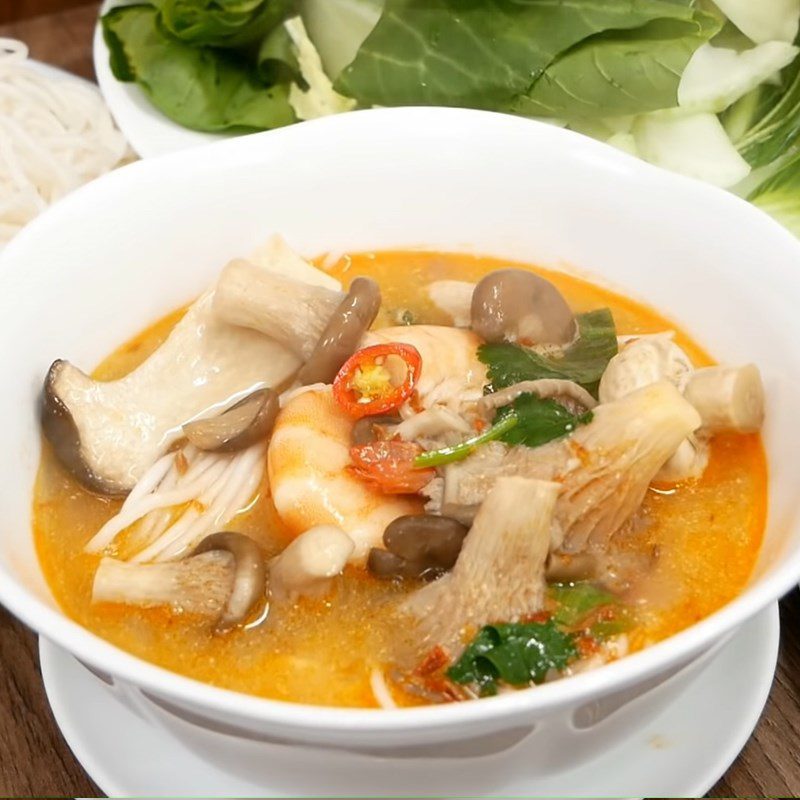 Step 5 Final product of tom yum hotpot