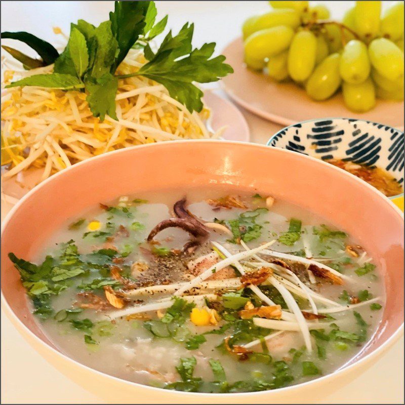 Step 6 Final Product Seafood Porridge
