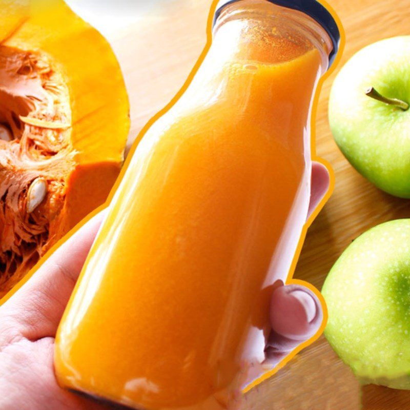 Step 4 Final Product Pumpkin juice with apple and passion fruit