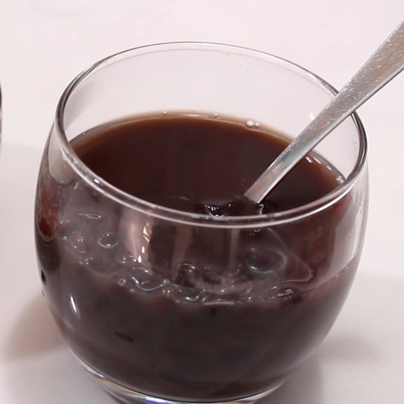 Step 4 Final product Black bean dessert with aloe vera