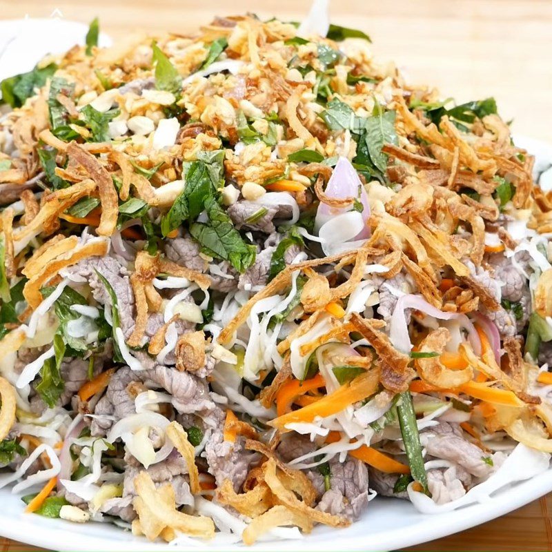 Step 6 Finished Product Beef Cabbage Salad