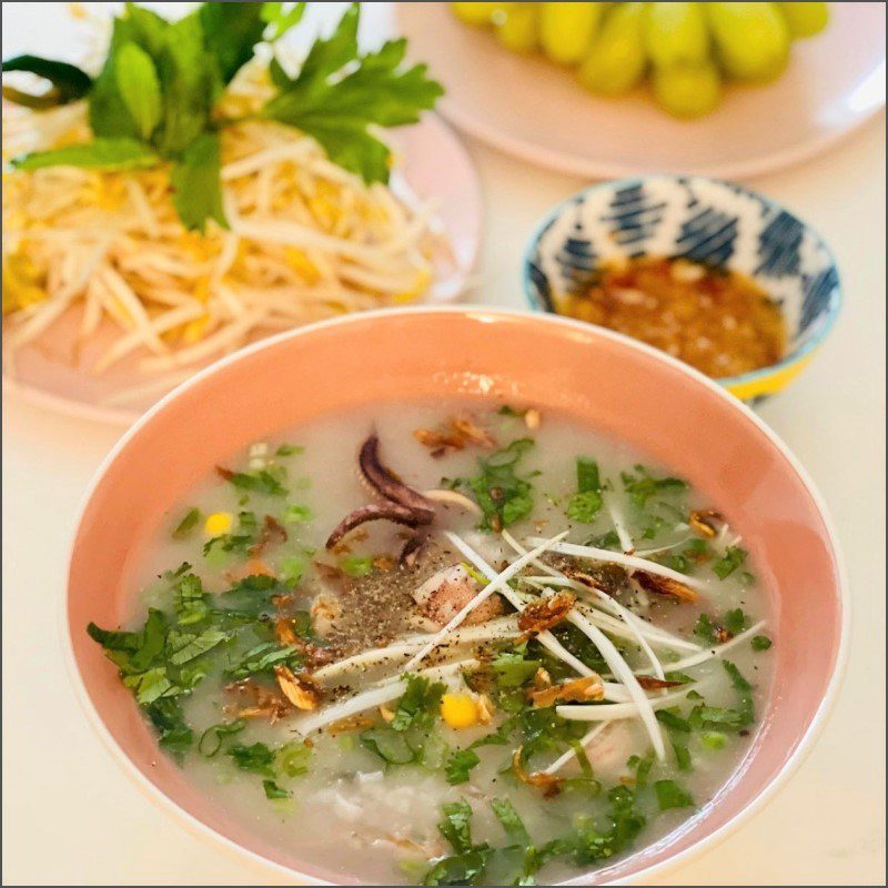Step 6 Final Product Seafood Porridge