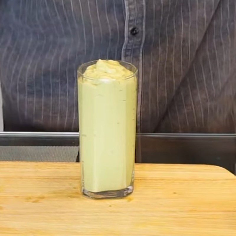 Step 3 Final product Custard Apple Avocado Smoothie