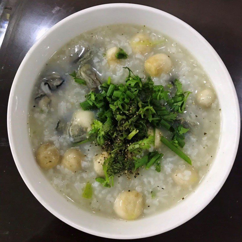Step 4 Final Product Oyster mushroom porridge
