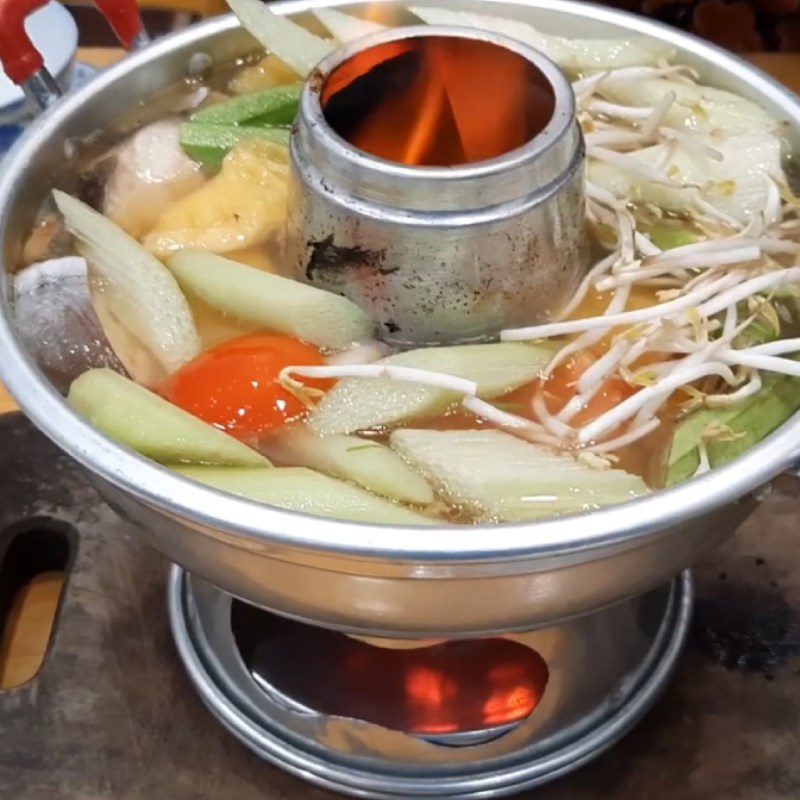 Step 6 Final product of fragrant snakehead fish hotpot