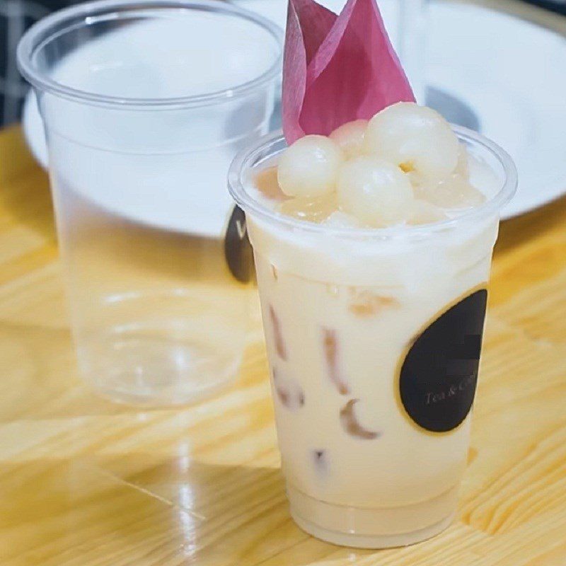 Step 5 Final Product Longan Lotus Milk Tea