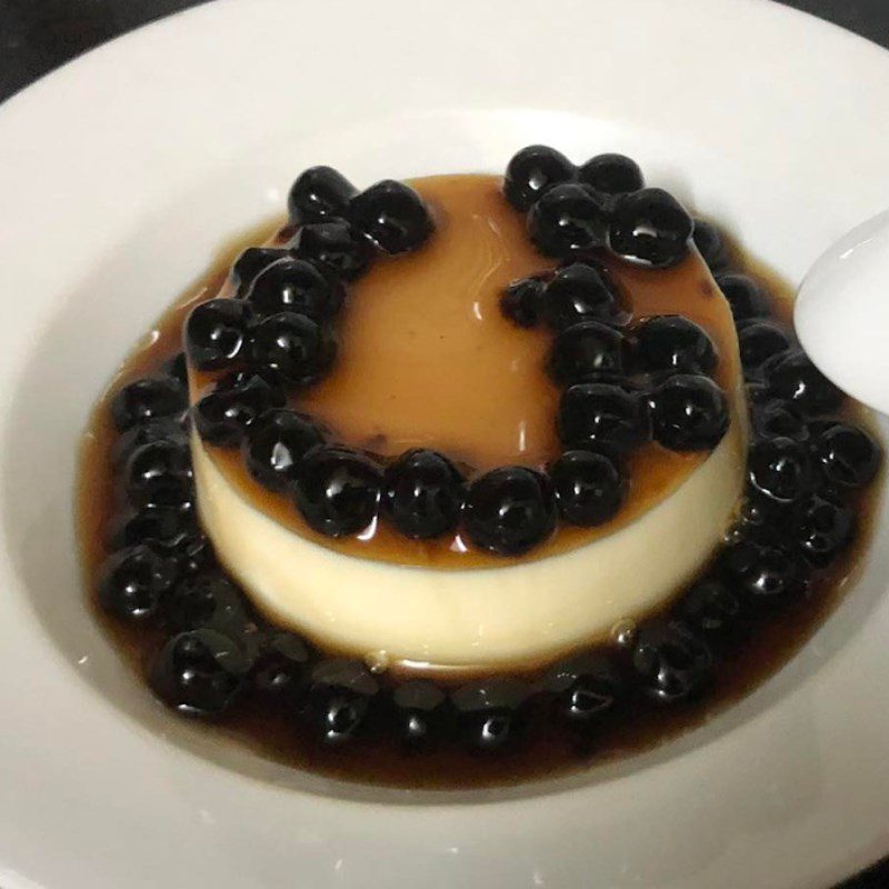 Step 4 Final Product Black Sugar Tofu with Tapioca Pearls