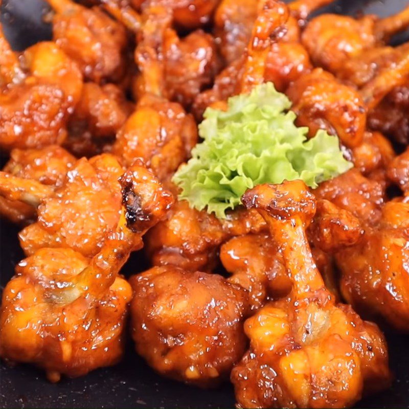 Step 7 Final product Fried lollipop chicken