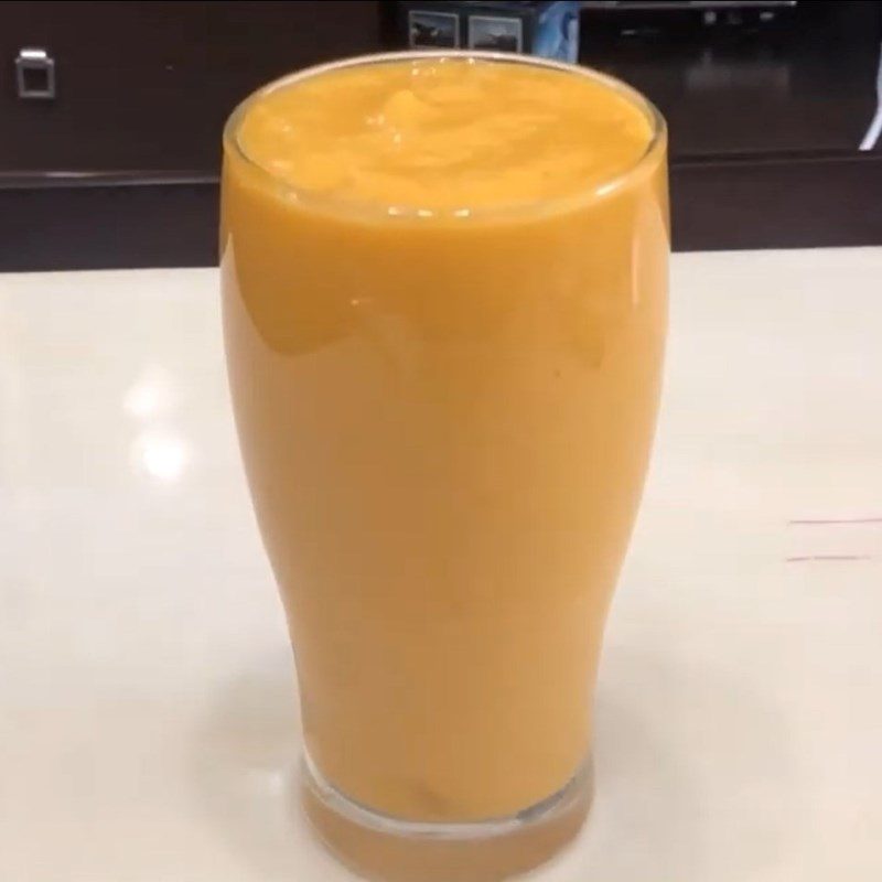 Step 3 Final product Jackfruit mango smoothie