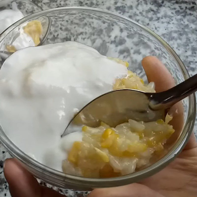 Step 7 Final Product Sweet Corn Pudding with Sticky Rice