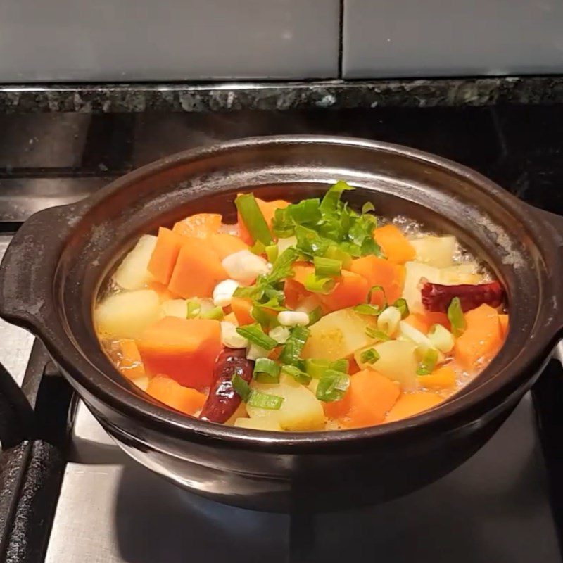 Step 5 Final Product Potato Carrot Soup