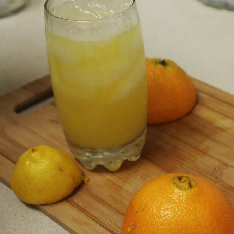 Step 3 Finished Product Honey Orange Juice