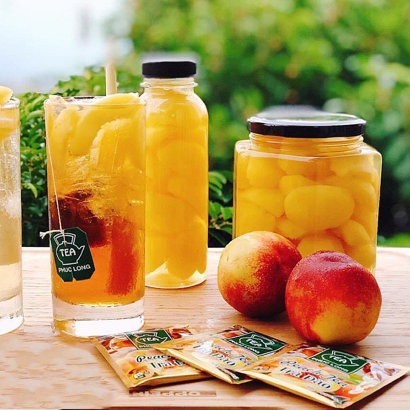 Step 4 Final Product of Pickled Peaches in Syrup (recipe shared by a user)