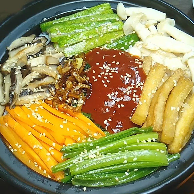 Step 6 Final Product Vegetarian Rice with Soy Sauce