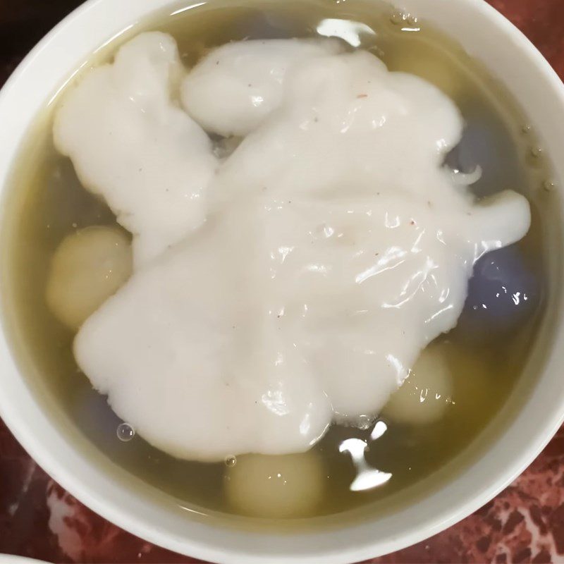 Step 7 Final product of Butterfly Pea Flower Dessert