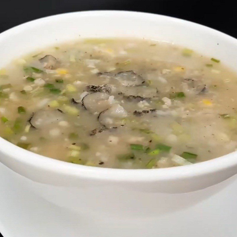 Step 5 Final Product Minced sea cucumber porridge
