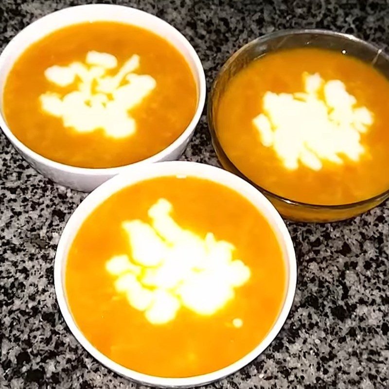 Step 5 Final product of pumpkin dessert with rice cooker