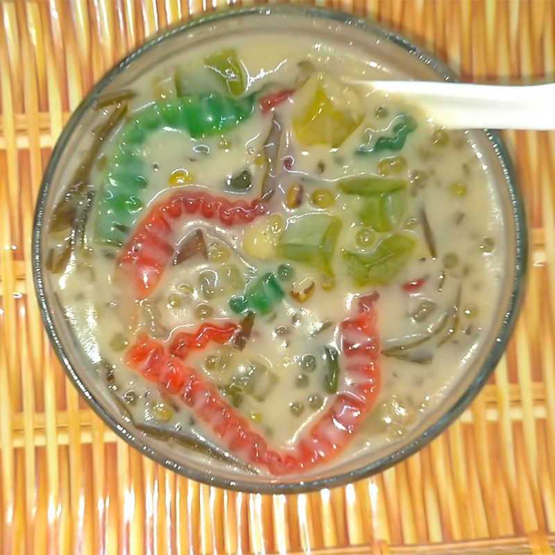 Step 4 Final product Mung bean tapioca jelly