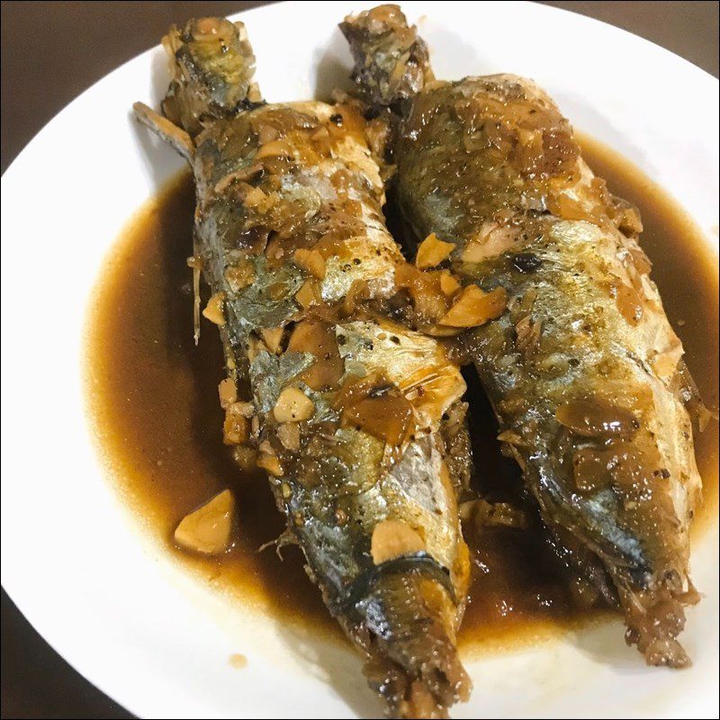 Step 4 Final Product Mackerel Stew with Pepper (recipe shared by a user)