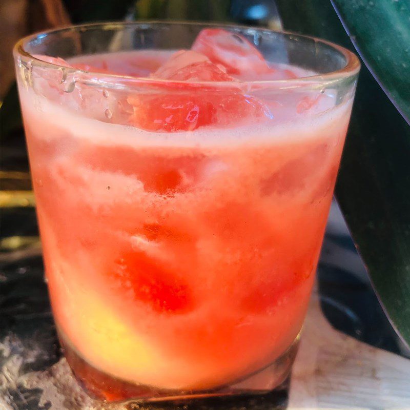 Step 3 Finished product Tomato apple juice