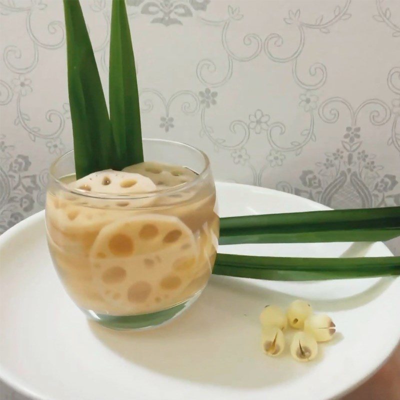 Step 3 Final product Lotus root dessert