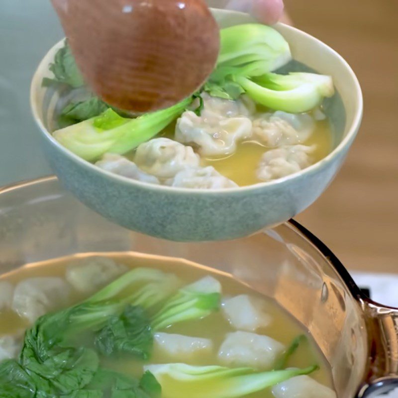 Step 6 Finished Product Wonton Soup