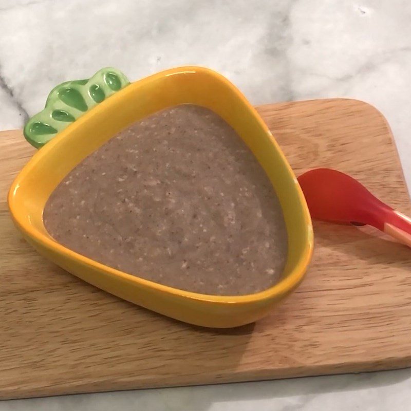 Step 4 Final product Red bean porridge with pork and zucchini