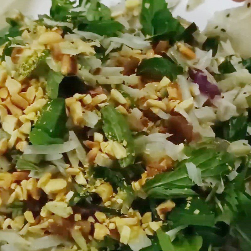 Step 5 Final Product Mixed jackfruit with crispy pork Da Nang