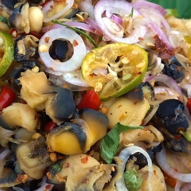Step 4 Final product Oyster salad