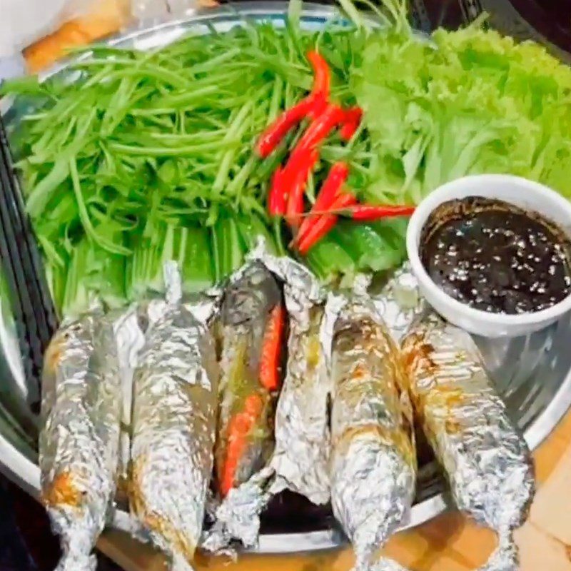 Step 4 Final Product Grilled Fish Wrapped in Foil