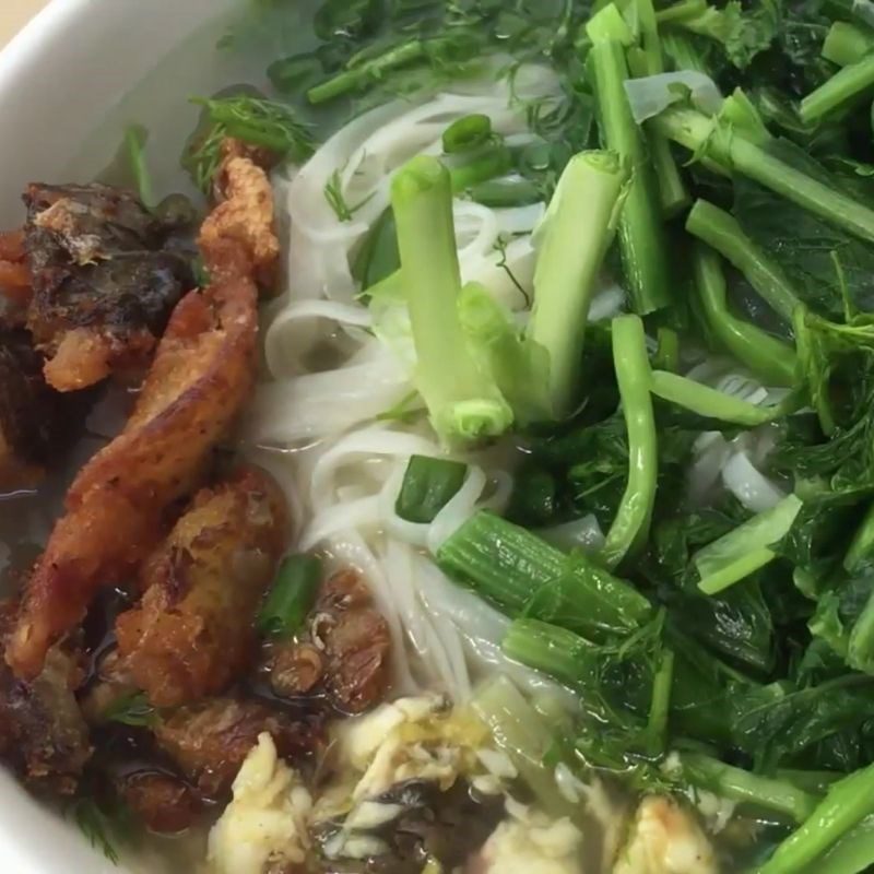 Step 6 Final product Fish noodle soup
