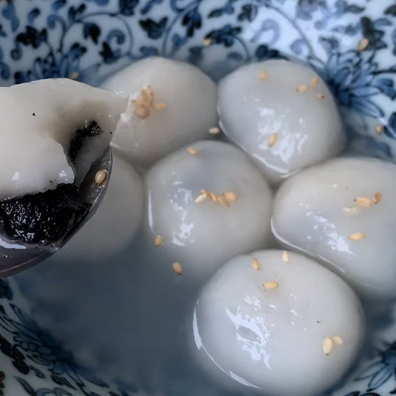 Step 7 Finished Product Black Sesame Sticky Rice Cake